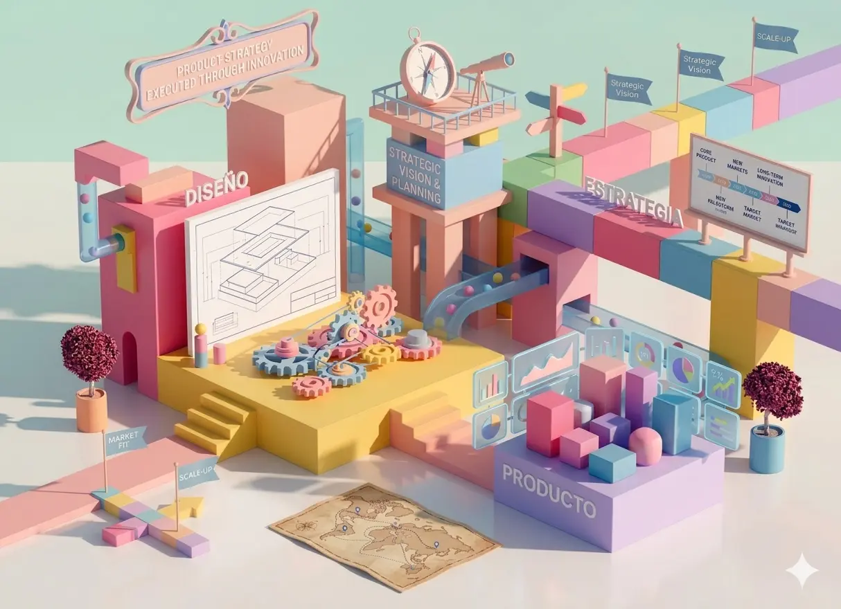 estrategia de producto digital para startups y negocios